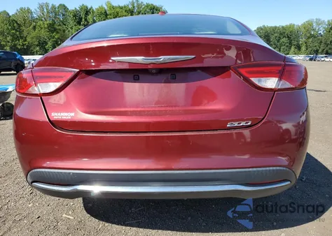 2015 Chrysler 200 Limited z USA, uszkodzony, nr VIN 1C3CCCAB9FN600506